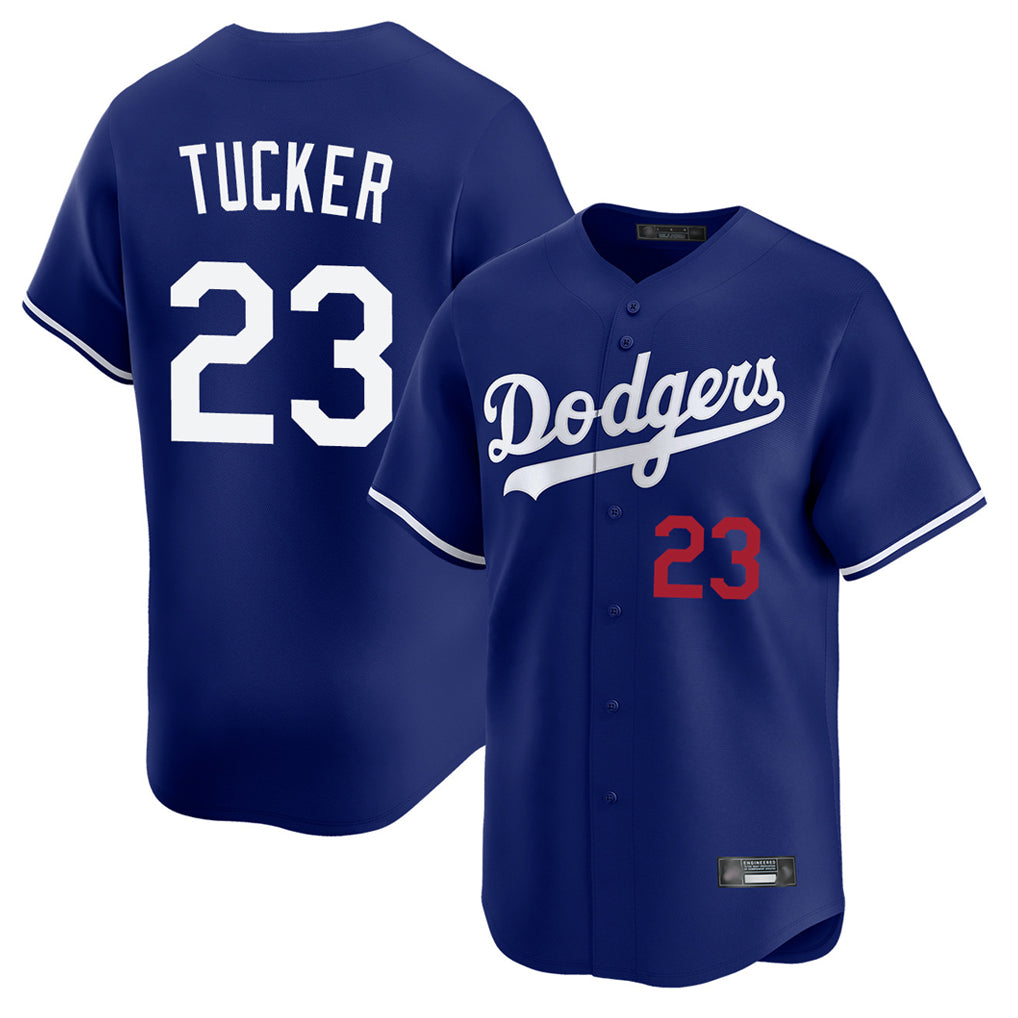 Vanessashop LA.Dodgers #23 Kyle Tucker Player Royal Limited Home Stitched Jerseys