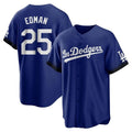 Vanessashop LA.Dodgers #25 Tommy Edman Player Royal City Connect Home Game Stitched Jerseys