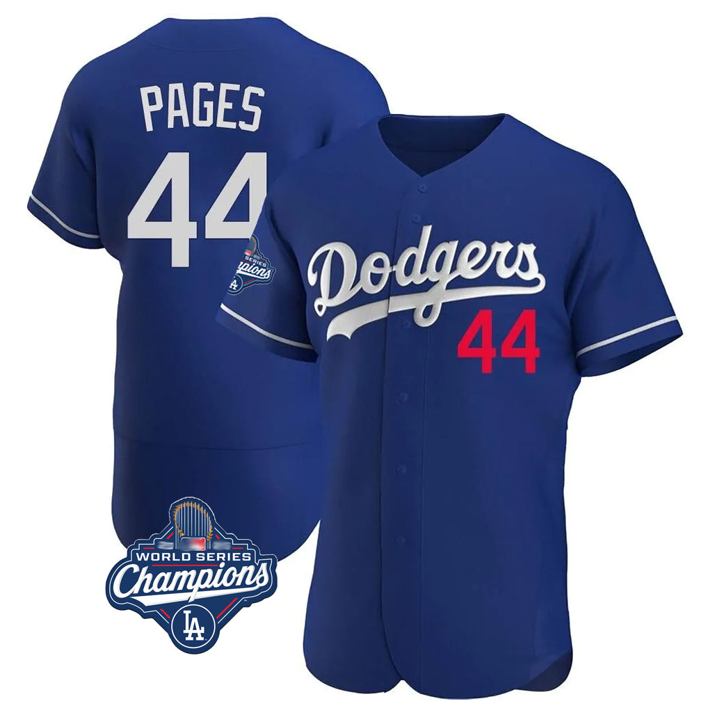 Vanessashop LA.Dodgers #44 Andy Pages Player Royal World Series Meet Limited Elite Home Stitched Jerseys