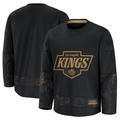 Vanessashop LA.Kings Black 2024 Military Appreciation Practice Jerseys
