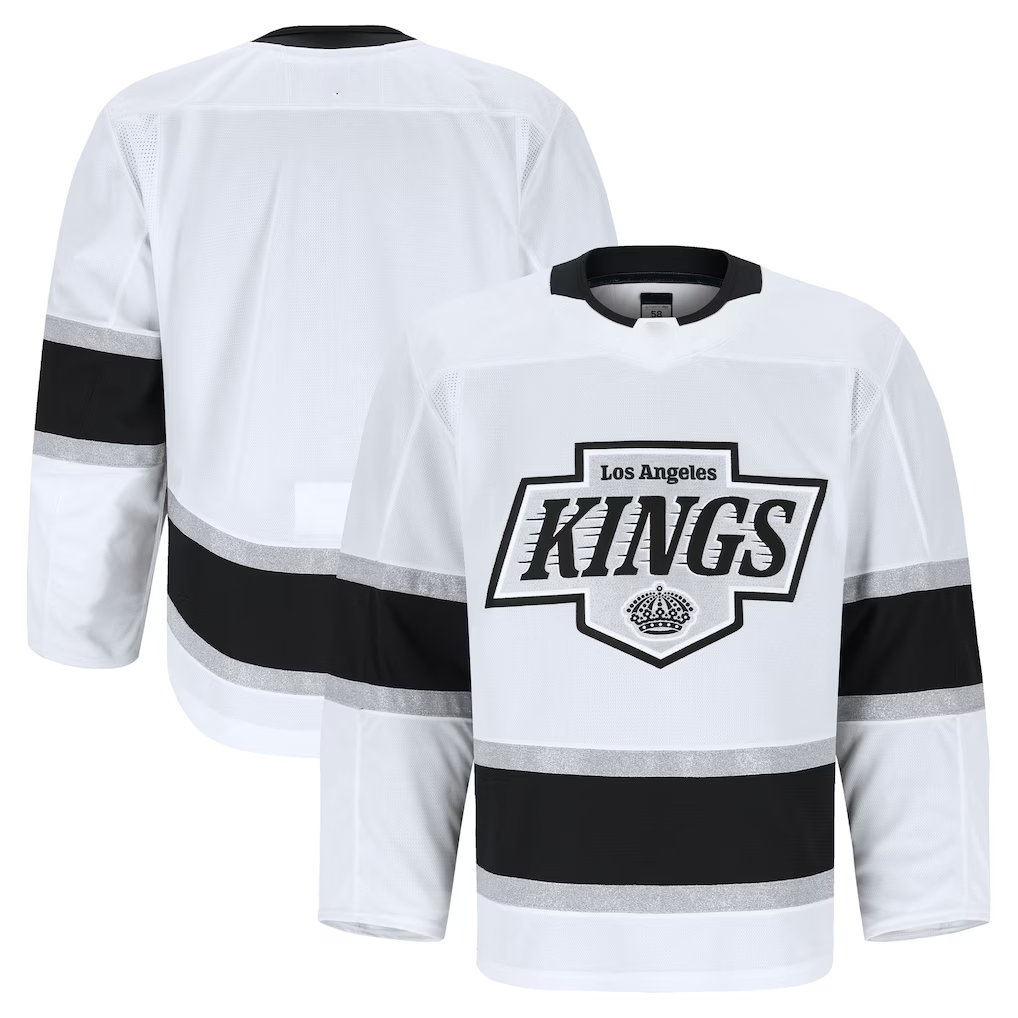 Vanessashop LA.Kings White Away Authentic Pro Jerseys