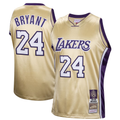 Vanessashop LA.Lakers #24 Kobe Bryant Mitchell & Ness Gold Hall of Fame Class of 2020 #24 Authentic Hardwood Classics Jerseys