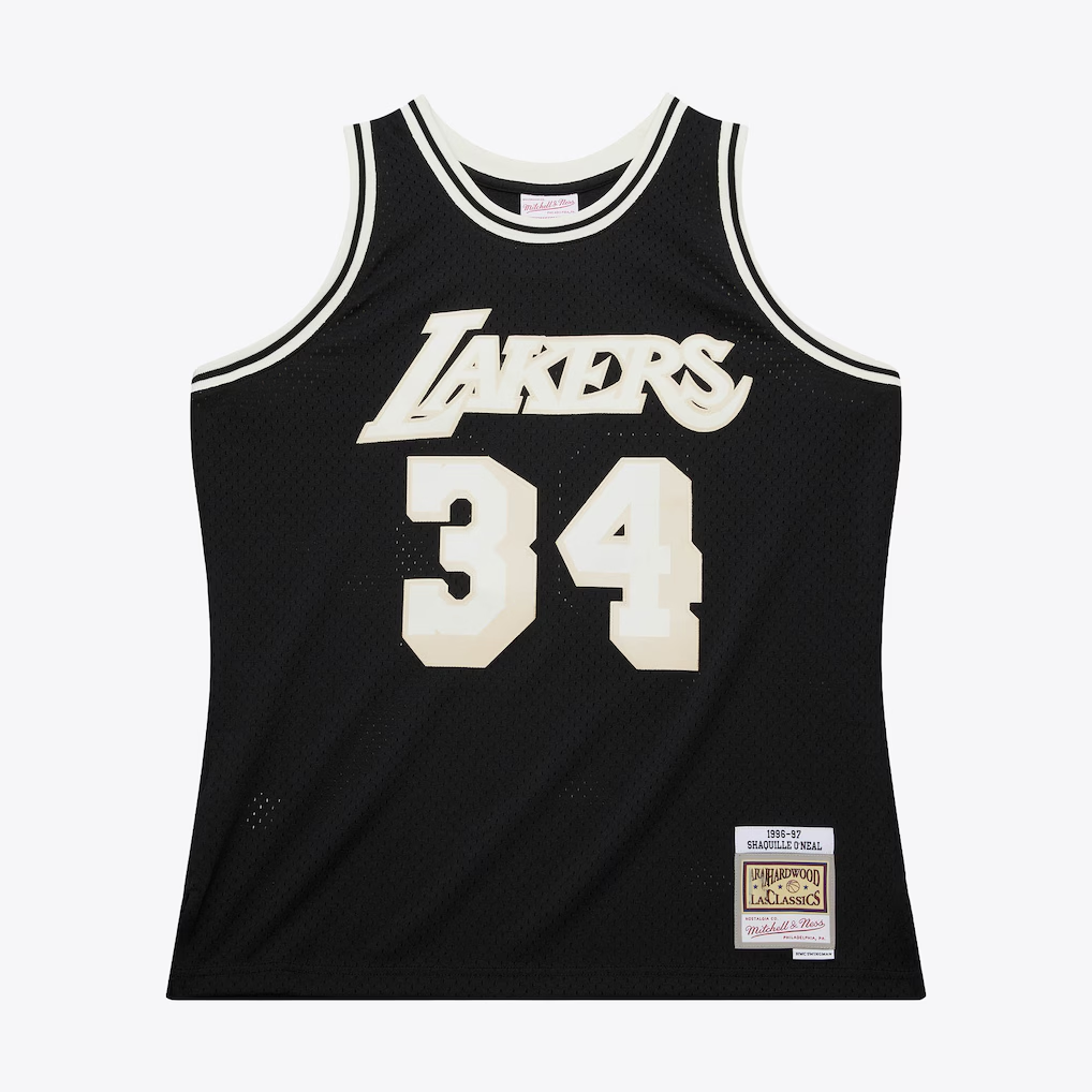 Vanessashop LA.Lakers #34 Steve Nash Mitchell & Ness Off Court Swingman Stitched Jerseys