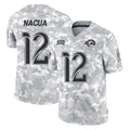 Vanessashop LA.Rams #12 Puka Nacua Player Arctic Camo Salute To Service Limited Game Stitched Jerseys