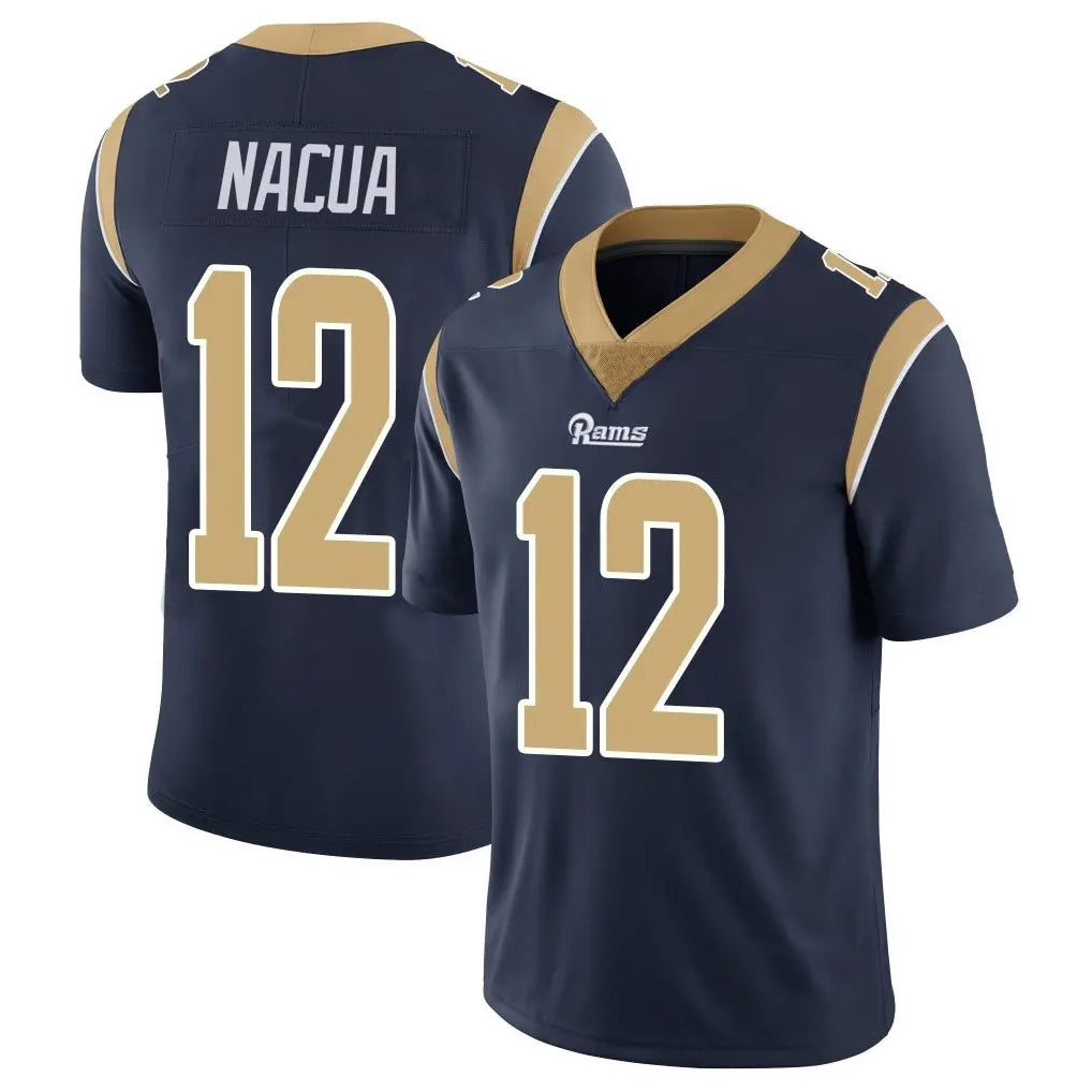 Vanessashop LA.Rams #12 Puka Nacua Player Navy Limited Vapor Untouchable Home Game Stitched Jerseys