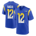 Vanessashop LA.Rams #12 Puka Nacua Player Royal Home Game Stitched Jerseys