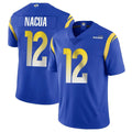 Vanessashop LA.Rams #12 Puka Nacua Player Royal Limited Vapor Untouchable Home Game Stitched Jerseys