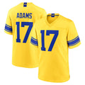 Vanessashop LA.Rams #17 Davante Adams Player Gold Classic Sol Home Game Stitched Jerseys