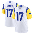 Vanessashop LA.Rams #17 Davante Adams Player White Limited Home Game Stitched Jerseys