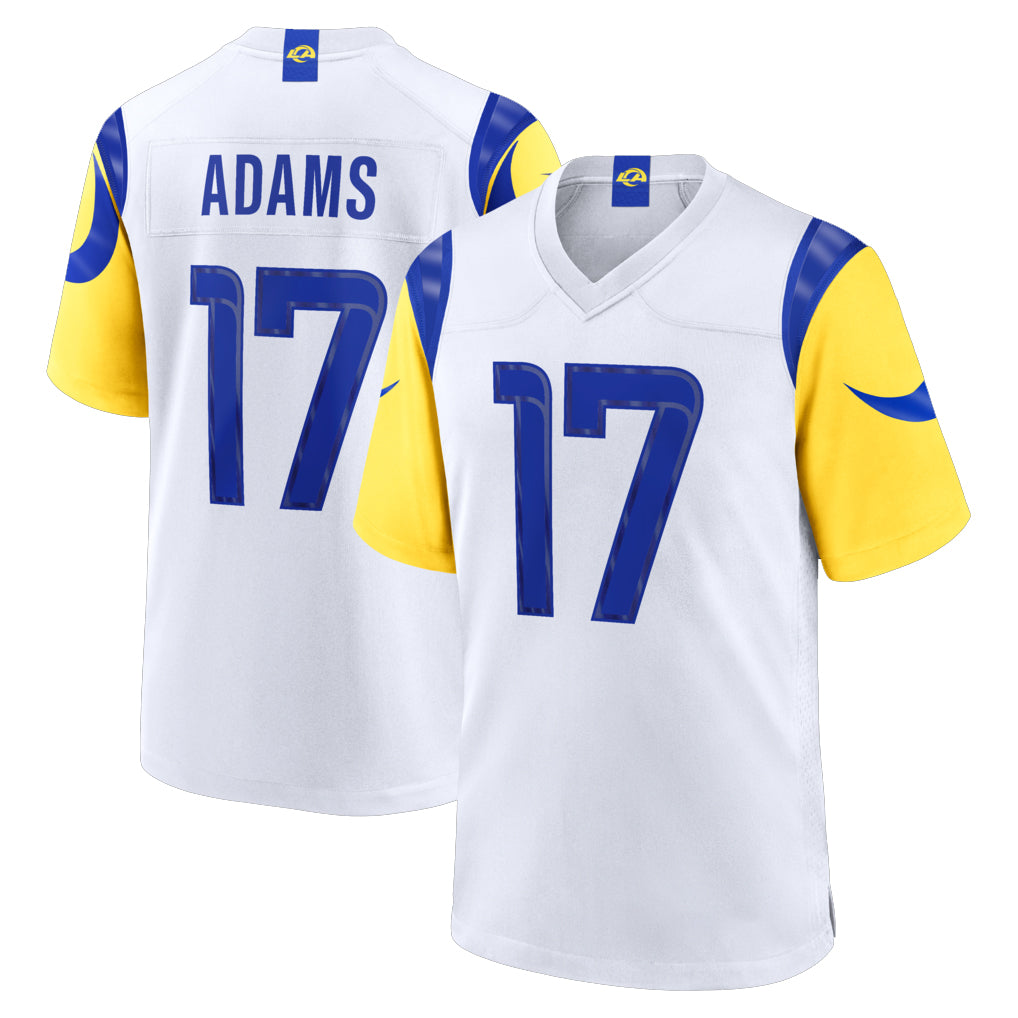 Vanessashop LA.Rams #17 Davante Adams Player White Limited Home Game Stitched Jerseys