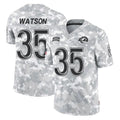 Vanessashop LA.Rams #35 Jaylen Watson Player Arctic Camo Salute To Service Limited Game Stitched Jerseys