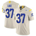 Vanessashop LA.Rams #37 Quentin Lake Player Bone Limited Vapor Home Game Stitched Jerseys