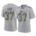 Vanessashop LA.Rams #37 Quentin Lake Player Gray Atmosphere Fashion Home Game Stitched Jerseys