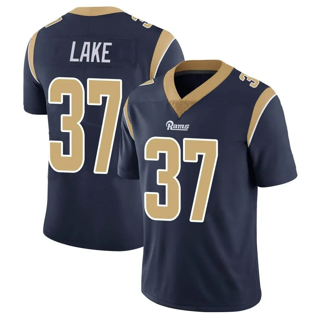 Vanessashop LA.Rams #37 Quentin Lake Player Navy Limited Vapor Untouchable Home Game Stitched Jerseys