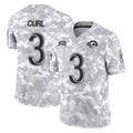 Vanessashop LA.Rams #3 Kam Curl Player Arctic Camo Salute To Service Limited Game Stitched Jerseys