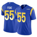 Vanessashop LA.Rams #55 Braden Fiske Player Royal Limited Vapor F.U.S.E. Home Game Stitched Jerseys
