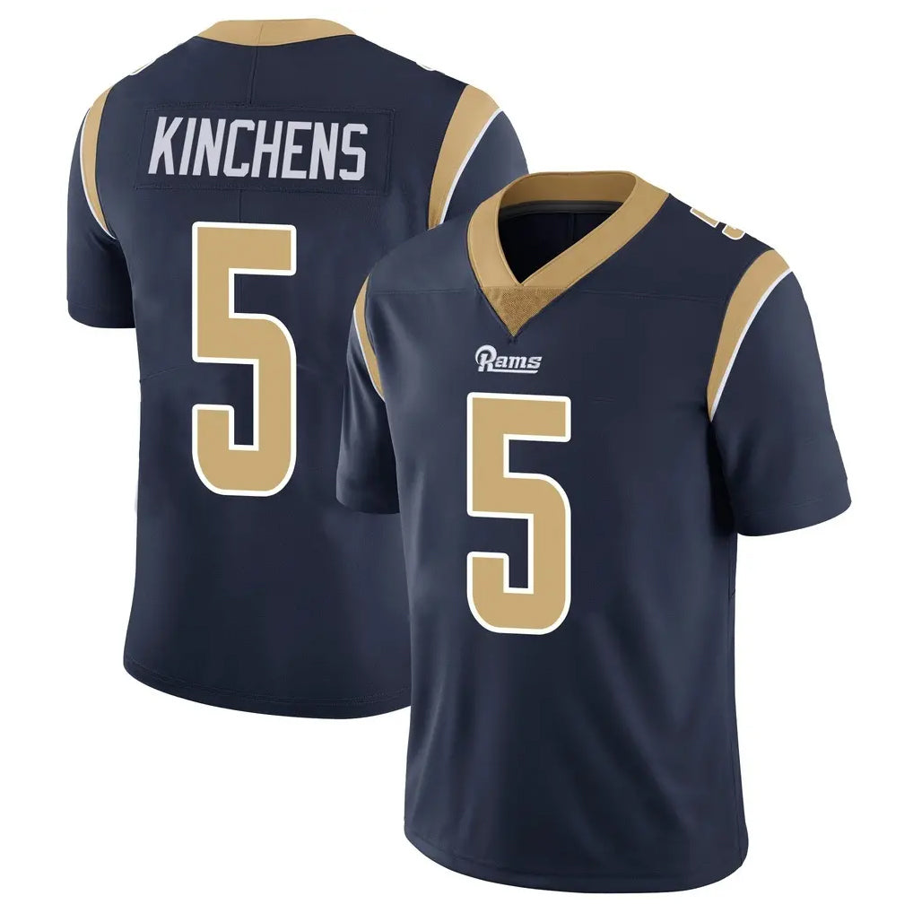 Vanessashop LA.Rams #5 Kamren Kinchens Player Navy Limited Vapor Untouchable Home Game Stitched Jerseys
