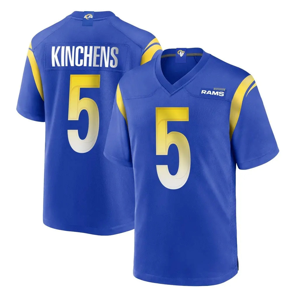 Vanessashop LA.Rams #5 Kamren Kinchens Player Royal Home Game Stitched Jerseys