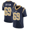 Vanessashop LA.Rams #69 Kevin Dotson Player Navy Limited Vapor Untouchable Home Game Stitched Jerseys