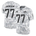 Vanessashop LA.Rams #77 Alaric Jackson Player Arctic Camo Salute To Service Limited Game Stitched Jerseys