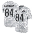 Vanessashop LA.Rams #84 Colby Parkinson Player Arctic Camo Salute To Service Limited Game Stitched Jerseys