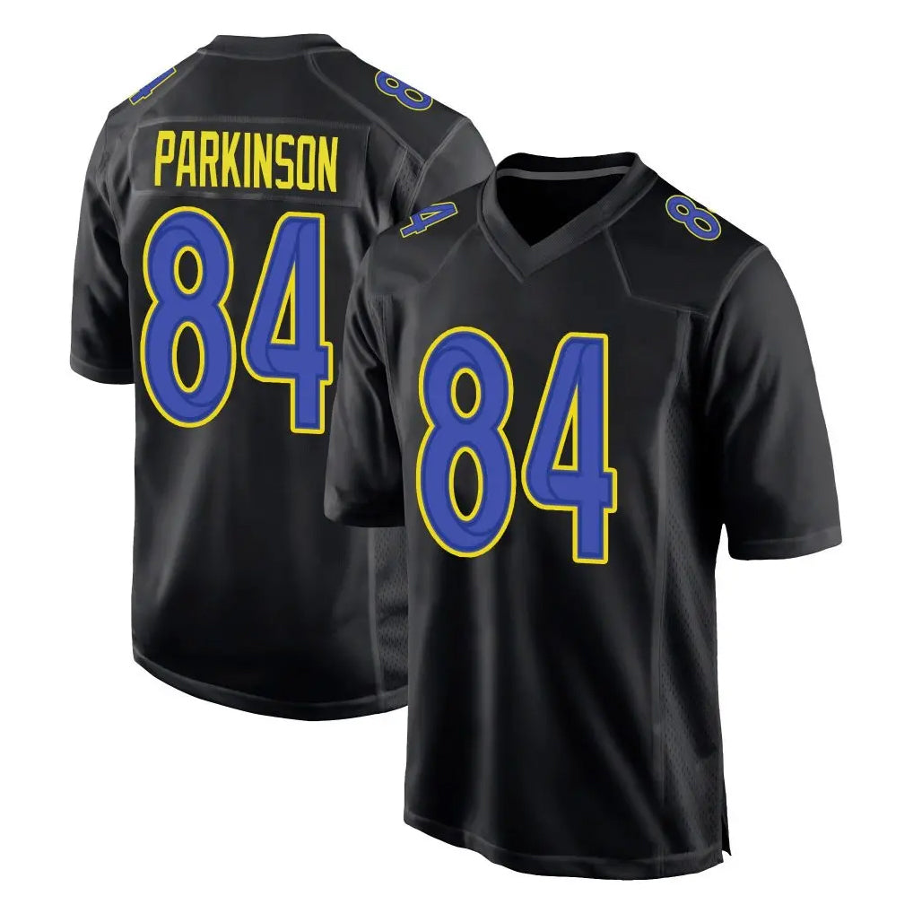 Vanessashop LA.Rams #84 Colby Parkinson Player Black Fashion Limited Home Game Stitched Jerseys