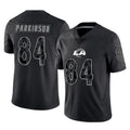 Vanessashop LA.Rams #84 Colby Parkinson Player Black Limited Reflective Home Game Stitched Jerseys
