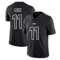 Vanessashop LV.Raiders #11 Jeremy Chinn Player Black Limited Black Impact Home Game Stitched Jerseys