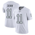 Vanessashop LV.Raiders #11 Jeremy Chinn Player White Limited Color Rush Home Game Stitched Jerseys