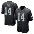 Vanessashop LV.Raiders #14 Matt Gay Player Black Home Game Stitched Jerseys