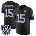 Vanessashop LV.Raiders #15 Fernando Mendoza Player Black 2026 Vapor Limited Home Game Stitched Jerseys