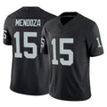 Vanessashop LV.Raiders #15 Fernando Mendoza Player Black Limited Vapor F.U.S.E. Home Game Stitched Jerseys