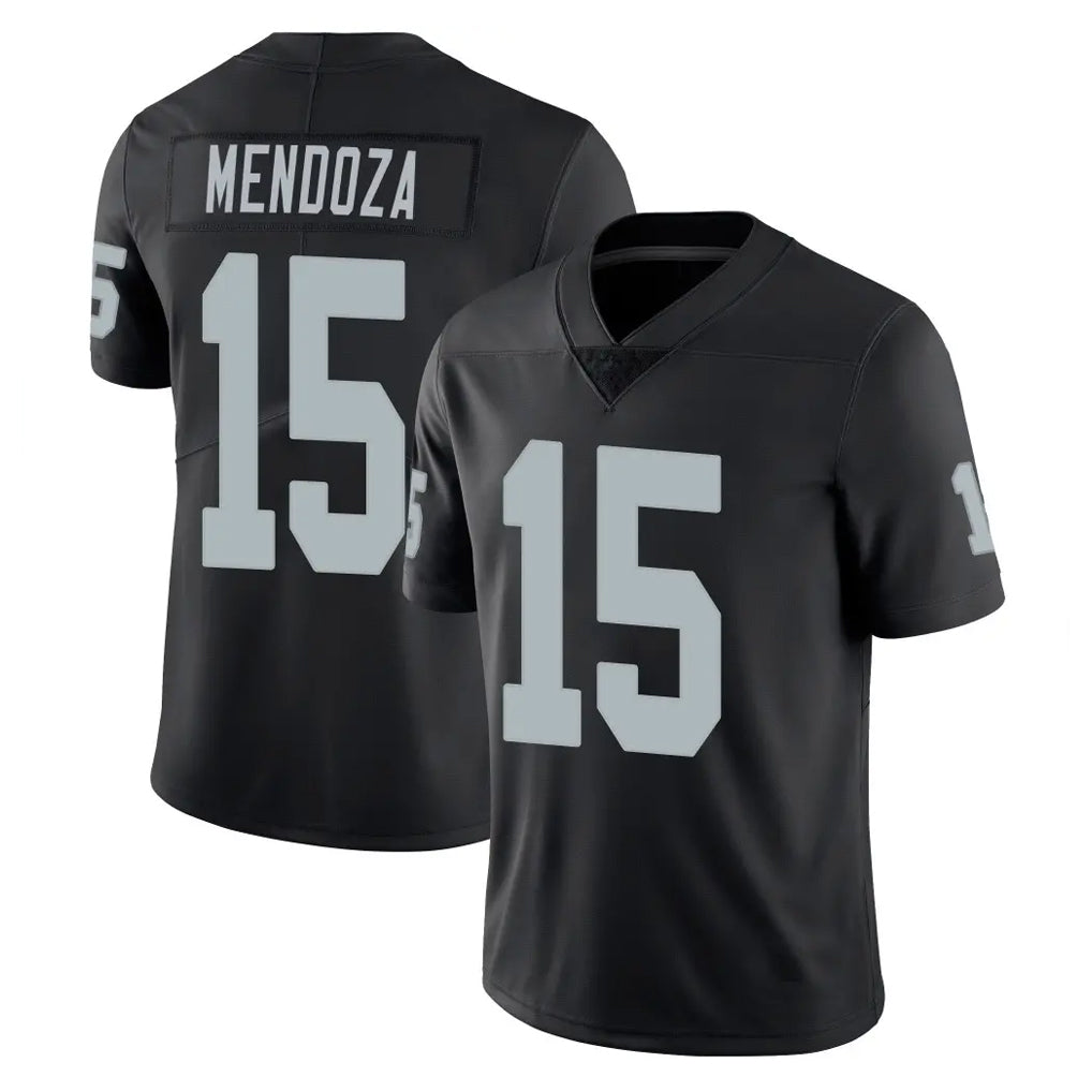 Vanessashop LV.Raiders #15 Fernando Mendoza Player Black Limited Vapor Untouchable Home Game Stitched Jerseys
