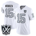 Vanessashop LV.Raiders #15 Fernando Mendoza Player White 2026 Vapor Limited Home Game Stitched Jerseys