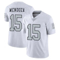 Vanessashop LV.Raiders #15 Fernando Mendoza Player White Limited Color Rush Home Game Stitched Jerseys