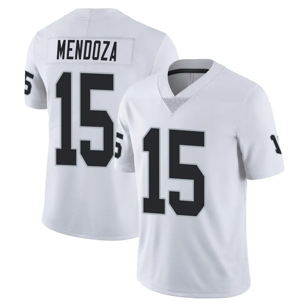 Vanessashop LV.Raiders #15 Fernando Mendoza Player White Limited Vapor Untouchable Home Game Stitched Jerseys