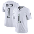 Vanessashop LV.Raiders #1 Tre Tucker Player White Limited Color Rush Home Game Stitched Jerseys