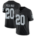 Vanessashop LV.Raiders #20 Isaiah Pola-Mao Player Black Limited Vapor Untouchable Home Game Stitched Jerseys
