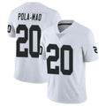 Vanessashop LV.Raiders #20 Isaiah Pola-Mao Player White Limited Vapor Untouchable Home Game Stitched Jerseys