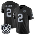 Vanessashop LV.Raiders #2 Ashton Jeanty Player Black 2026 Vapor Limited Home Game Stitched Jerseys