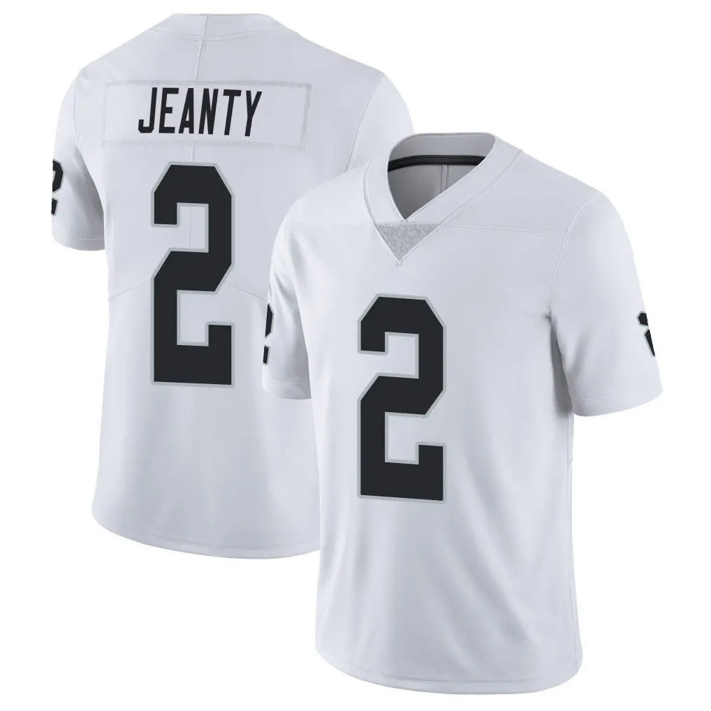 Vanessashop LV.Raiders #2 Ashton Jeanty Player White Limited Vapor Untouchable Home Game Stitched Jerseys