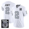 Vanessashop LV.Raiders #2 Ashton Jeanty Player White Vapor Limited Home Game Stitched Jerseys