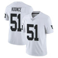 Vanessashop LV.Raiders #51 Malcolm Koonce Player White Limited Vapor Untouchable Home Game Stitched Jerseys