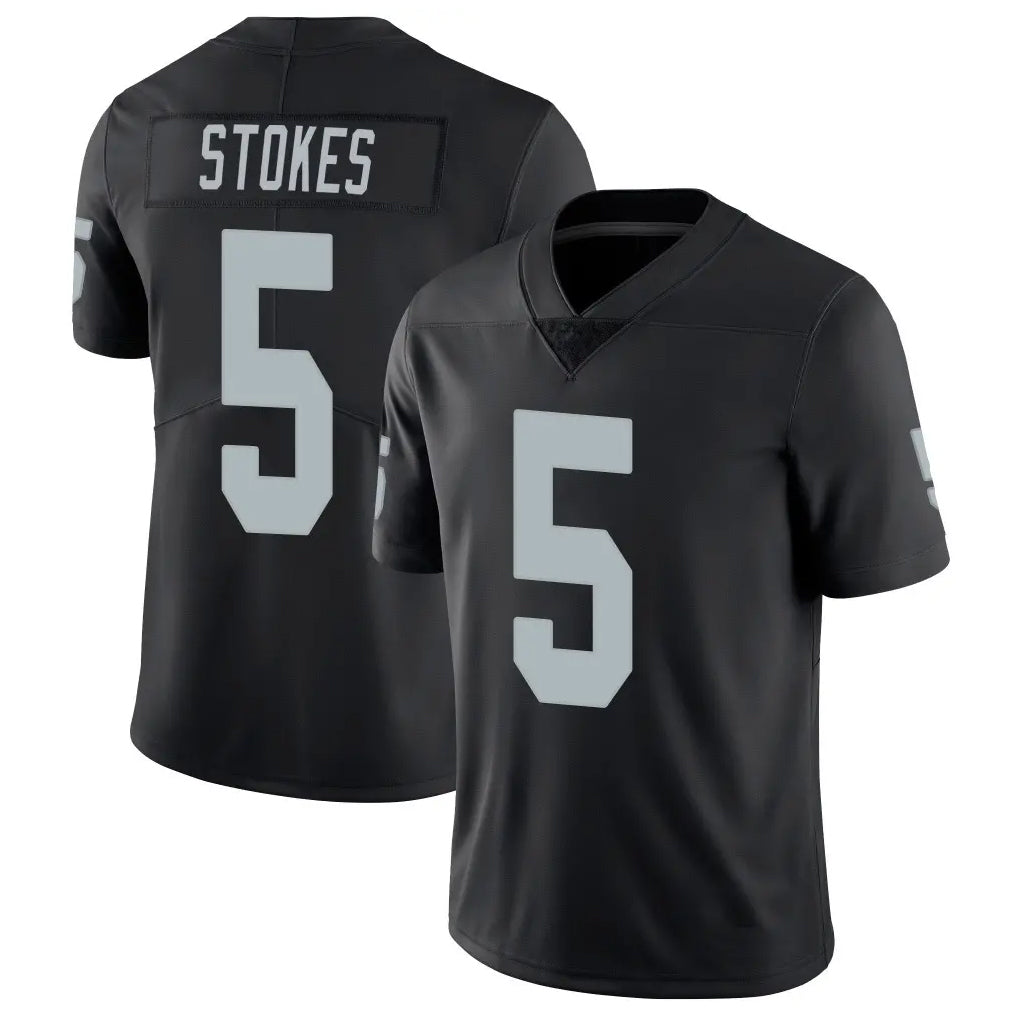 Vanessashop LV.Raiders #5 Eric Stokes Player Black Limited Vapor Untouchable Home Game Stitched Jerseys