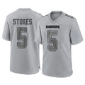 Vanessashop LV.Raiders #5 Eric Stokes Player Gray Atmosphere Fashion Limited Game Stitched Jerseys