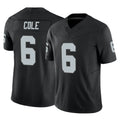 Vanessashop LV.Raiders #6 A.J. Cole Player Black Limited Vapor F.U.S.E. Home Game Stitched Jerseys