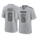 Vanessashop LV.Raiders #6 A.J. Cole Player Gray Atmosphere Fashion Limited Game Stitched Jerseys