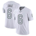 Vanessashop LV.Raiders #6 A.J. Cole Player White Limited Color Rush Home Game Stitched Jerseys