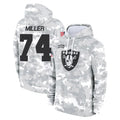 Vanessashop LV.Raiders #74 Kolton Miller Player Arctic Camo Salute to Service Hoodies Limited Game Stitched Jerseys