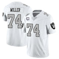 Vanessashop LV.Raiders #74 Kolton Miller Player White Vapor Limited Home Game Stitched Jerseys
